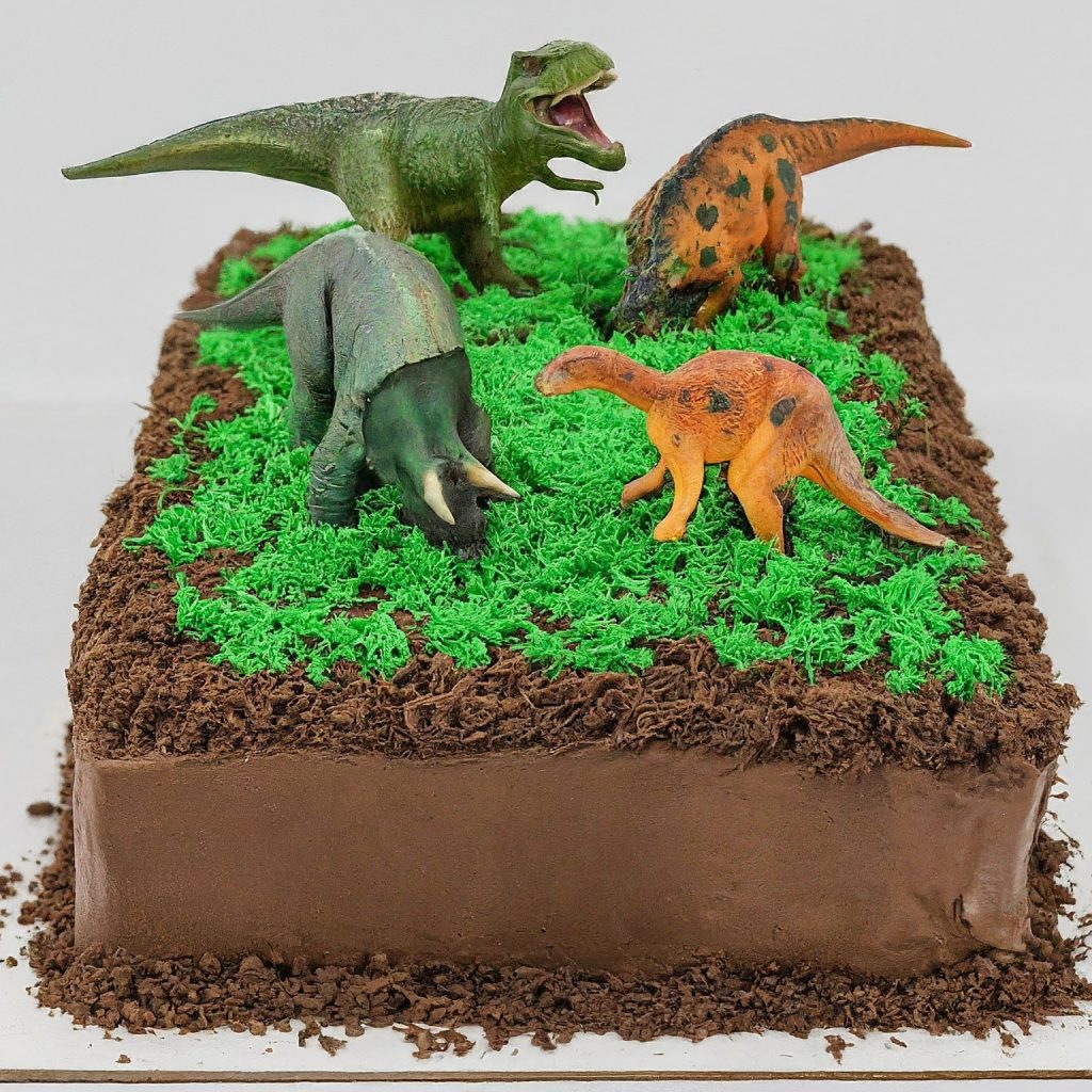  Dinosaur Dig Cake